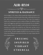Air-ryn name origin print with meaning and traits in gray