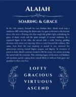 Alaiah custom name meaning print in deep blue