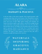 Alara custom name art showing meaning and origin in blue