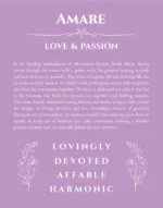 Amare name meaning gift print in light purple