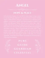 Angel name meaning wall art by Get Your Story in light pink