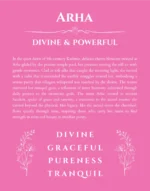 Arha custom name meaning print in pink