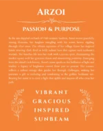 Arzoi custom name meaning print in orange