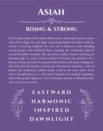 Asiah personalized wall art with the story of your name in purple