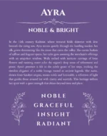 Ayra custom name meaning print in purple