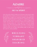 Azaire personalized name meaning print in pink