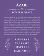 Azari name meaning gift print in purple