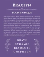 Braxtyn name meaning gift print in purple