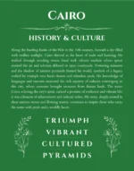 Cairo name meaning wall art by Get Your Story in dark green