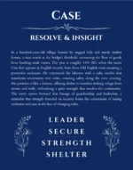 Case name origin print with meaning and traits in deep blue