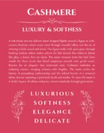 Cashmere name meaning wall art by Get Your Story in red