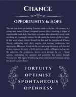 Chance name meaning wall art by Get Your Story in navy blue