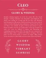 Cleo custom name print for wall display in red