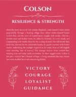 Colson custom name art showing meaning and origin in red