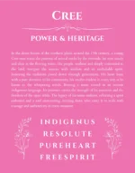 Cree personalized wall art with the story of your name in pink