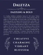 Daleyza personalized wall art with the story of your name in navy blue