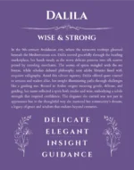 Dalila custom name meaning print in purple