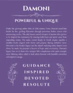 Damoni name meaning gift print in purple