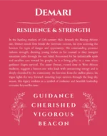 Demari name origin print with meaning and traits in red