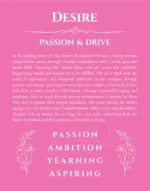 Desire name meaning gift print in pink