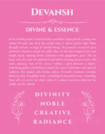 Devansh custom name print for wall display in pink