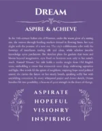 Dream personalized name meaning print in purple