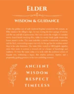 Elder custom name meaning print in orange