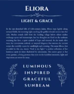 Eliora custom name meaning print in deep blue