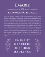 Emarie custom name meaning print in purple