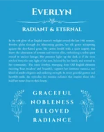 Everlyn custom name meaning print in blue