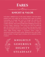 Fares personalized name art with origin story in red
