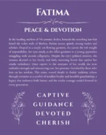 Fatima name origin print with meaning and traits in purple