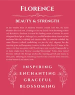 Florence name meaning gift print in red