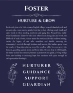Foster custom name meaning print in navy blue