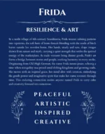 Frida custom name print for wall display in deep blue
