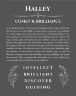 Halley personalized wall art with the story of your name in gray