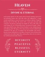 Heaven name meaning gift print in red