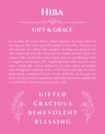 Hiba name meaning wall art by Get Your Story in pink