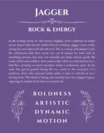 Jagger name meaning gift print in purple
