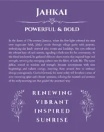 Jahkai name origin print with meaning and traits in purple