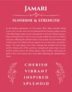 Jamari name meaning wall art by Get Your Story in red