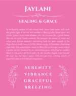 Jaylani name meaning gift print in pink