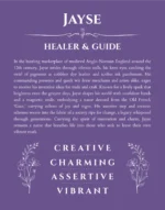 Jayse name meaning wall art by Get Your Story in purple