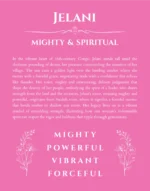 Jelani name meaning gift print in pink