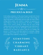 Jemma custom name meaning print in blue