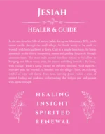 Jesiah name meaning gift print in pink