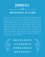 Jibreel name origin print with meaning and traits in blue