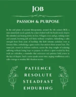 Job custom name meaning print in dark green