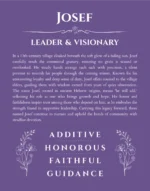 Josef name meaning gift print in purple