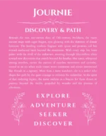 Journie personalized name print with origin and traits in pink